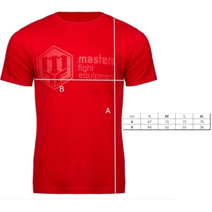 Vyriški marškinėliai Masters TS-RED, raudoni