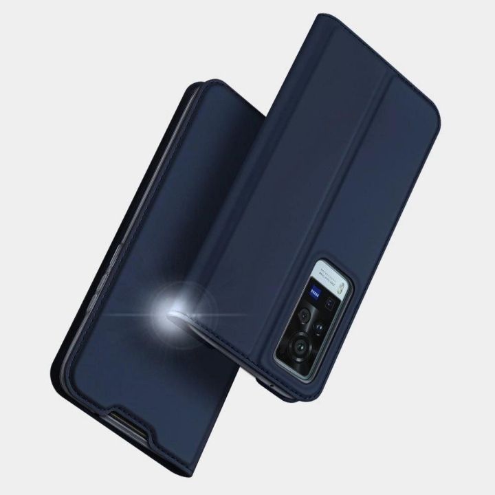Skin Pro Bookcase tipo dėklas Vivo X60 , skirtas Vivo X60, juodos spalvos