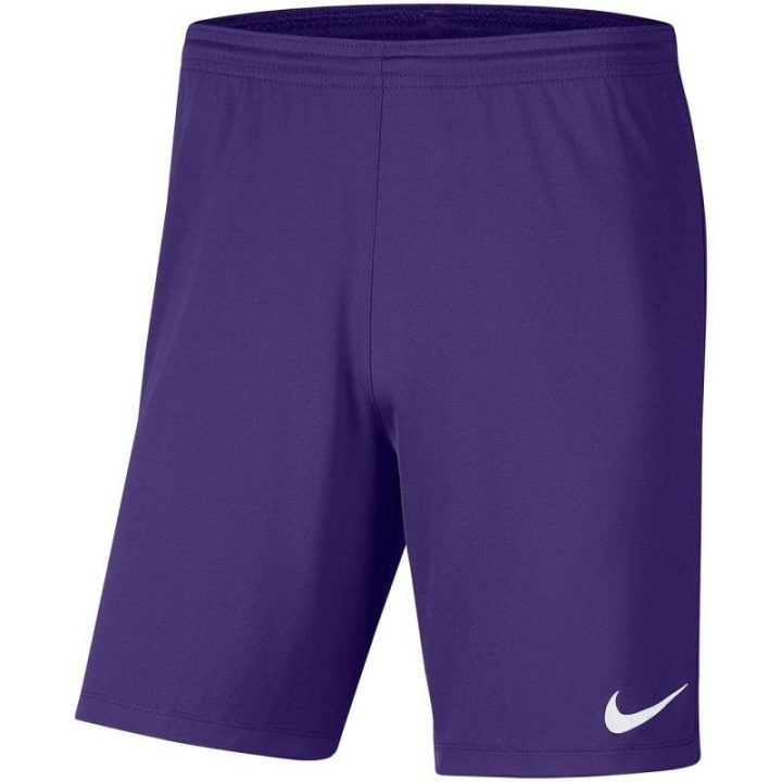 Vaikiški šortai su prigludusiu kirpimu Nike Dry Park III, violetiniai