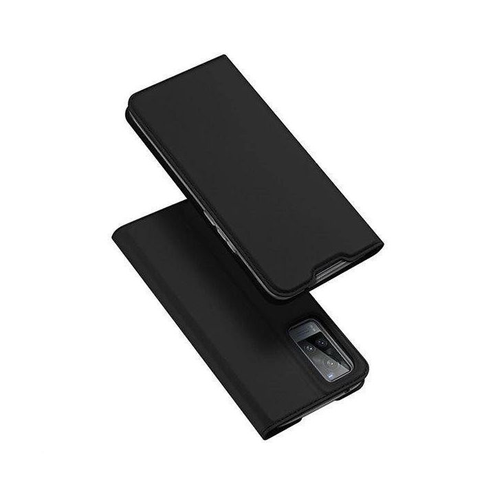 Skin Pro Bookcase tipo dėklas Vivo X60 , skirtas Vivo X60, juodos spalvos