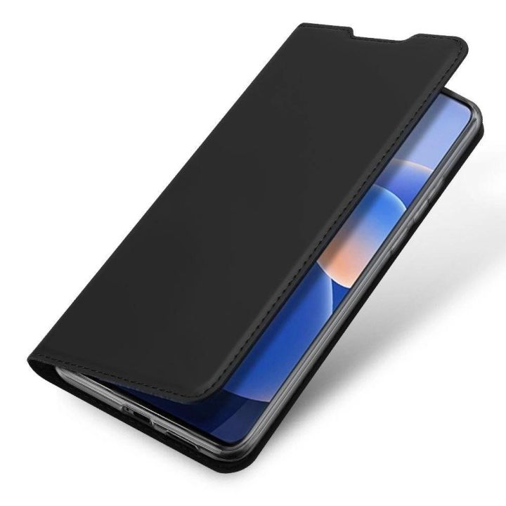 Skin Pro Bookcase tipo dėklas Vivo X60 , skirtas Vivo X60, juodos spalvos