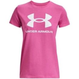 Moteriški marškinėliai Under Armour Live Sportstyle Graphic, rožiniai