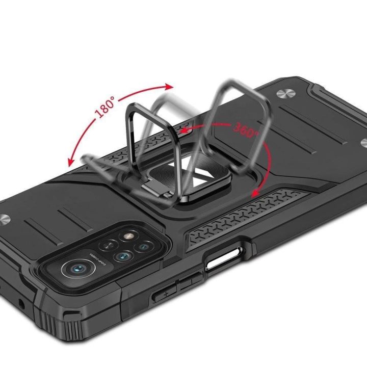 Ring Armor Case Kickstand Tough Rugged Cover for Samsung Galaxy A72 4G pink