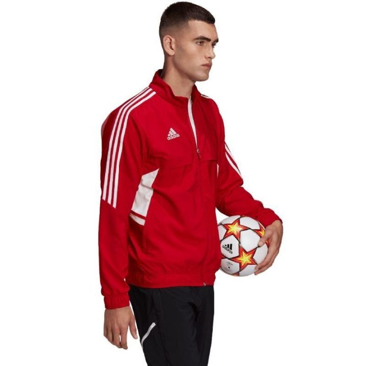 Vyriškas džemperis adidas Condivo 22 Presentation, raudonas