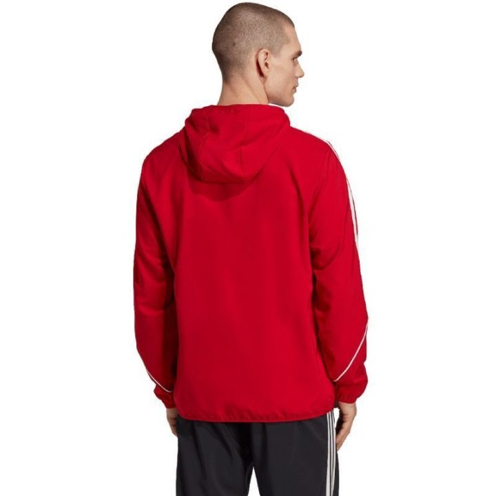 Moteriška vėjo striukė su gobtuvu adidas Tiro 23 League, raudona