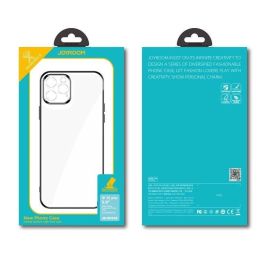 New Beauty Series itin plonas dėklas su galvanizuotu rėmeliu, skirtas iPhone 12 mini , juodas (JR-BP741)