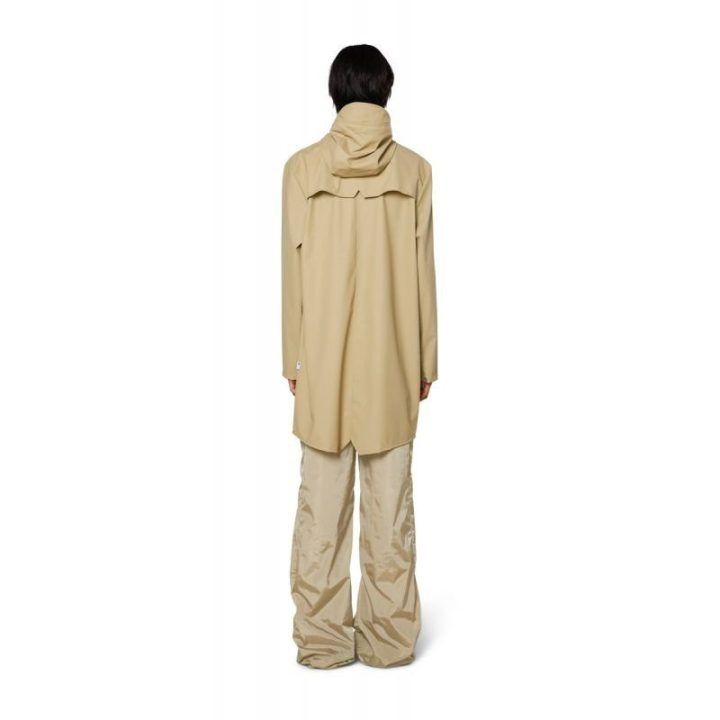 Uniseks ilga lietaus striukė Rains Long Jacket 12020, smėlio