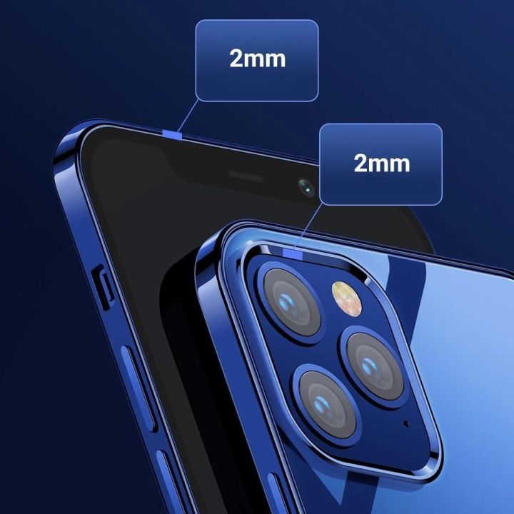 Naujas Beautiful Series itin plonas dėklas su galvanizuotu rėmeliu, skirtas iPhone 12 Pro Max , juodas (JR-BP796)