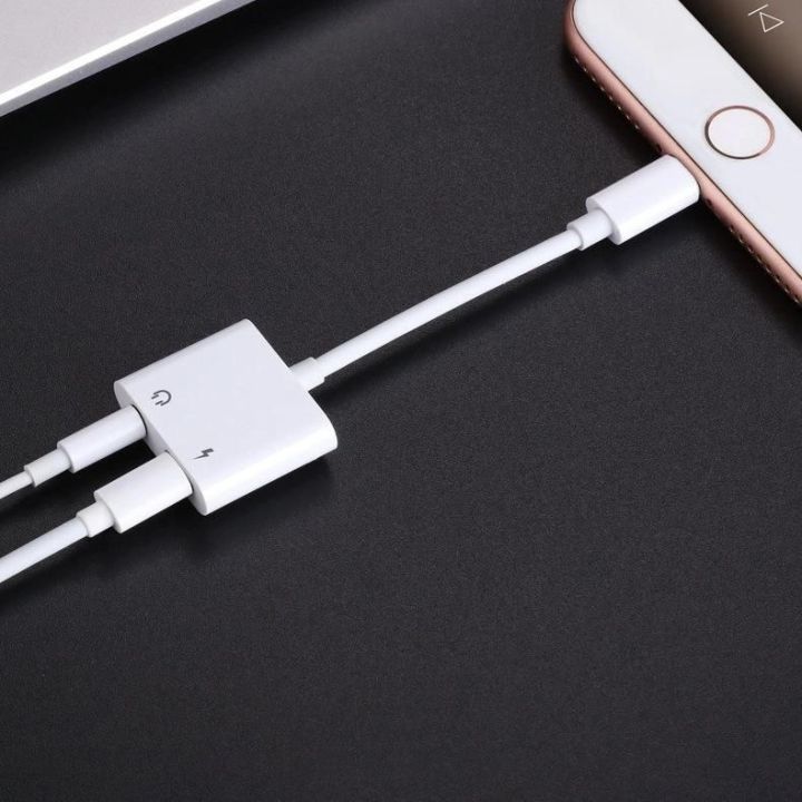 adapteris Lightning / 3,5 mm mini lizdas baltas (S-Y104)
