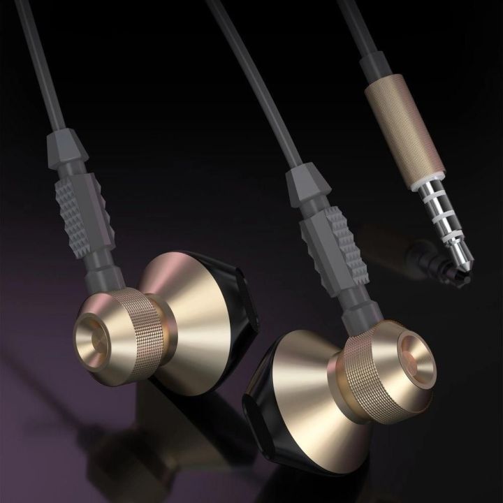 Metalinės laidinės ausinės su 3,5 mm mini lizdu pilkos spalvos (X2C-Gray)