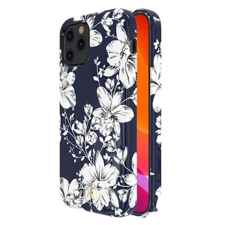 Kingxbar Blossom dėklas su originaliais Swarovski kristalais iPhone 12 mini įvairiaspalvis (Lily)