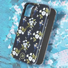 Kingxbar Blossom dėklas su originaliais Swarovski kristalais iPhone 12 mini įvairiaspalvis (Gardenia)