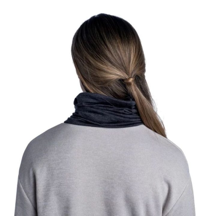 Vilnonis šalikas-mova Buff Merino Lightweight, pilkas