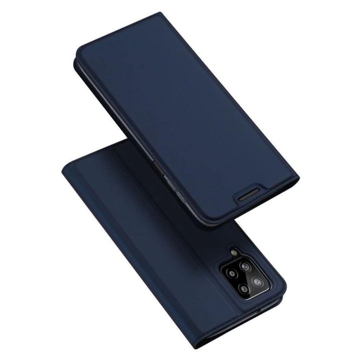 Skin Pro Bookcase tipo dėklas Samsung Galaxy A22 4G , mėlynas