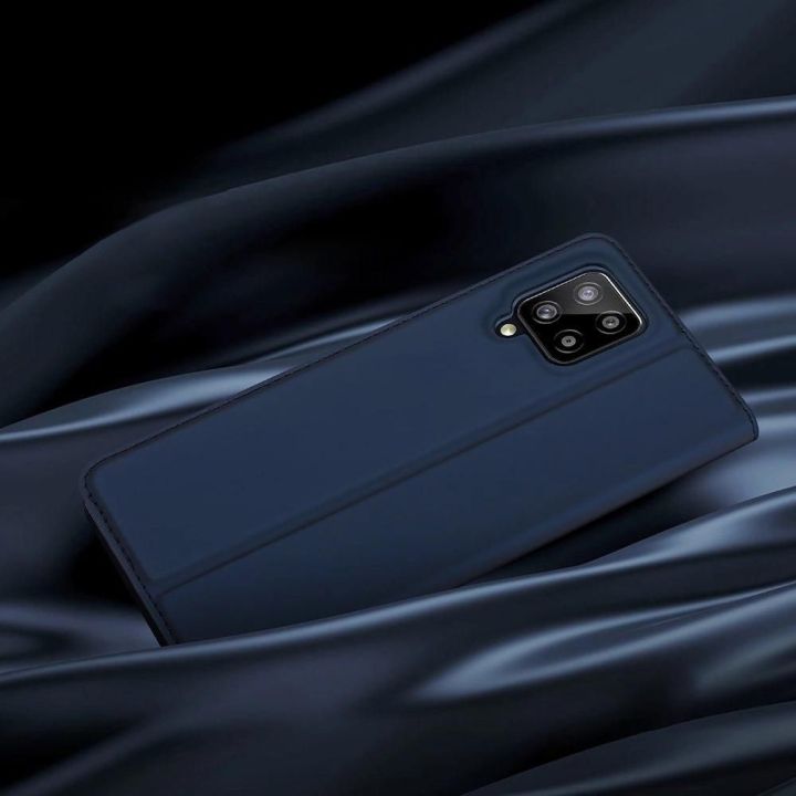 Skin Pro Bookcase tipo dėklas Samsung Galaxy A22 4G , mėlynas