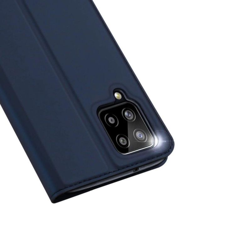 Skin Pro Bookcase tipo dėklas Samsung Galaxy A22 4G , mėlynas
