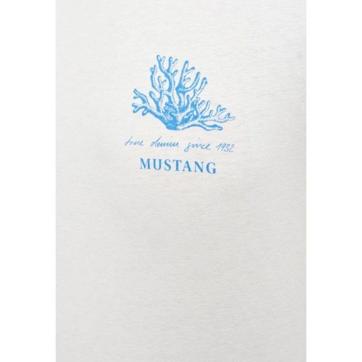 Moteriški medvilniniai marškinėliai su spauda Mustang Alexia C Print