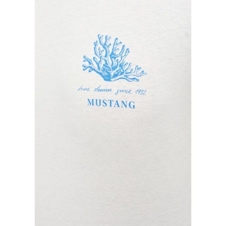 Moteriški medvilniniai marškinėliai su spauda Mustang Alexia C Print