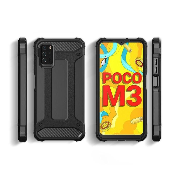 Hibridinis šarvuotas dėklas Tough Rugged Cover, skirtas Xiaomi Redmi Note 10 5G / Poco M3 Pro golden