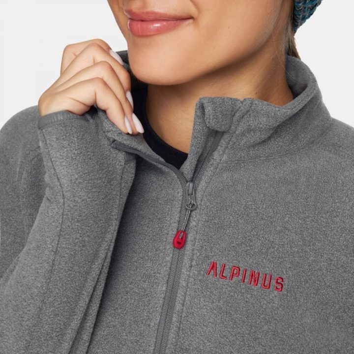 Moteriškas džemperis su aukšta apykakle Alpinus, pilkas