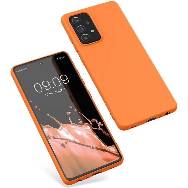 Silikoninis dėklas Minkštas lankstus guminis dangtelis skirtas Samsung Galaxy A22 4G black