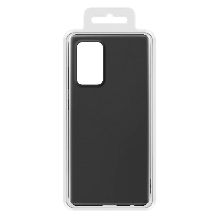 Silikoninis dėklas Minkštas lankstus guminis dangtelis skirtas Samsung Galaxy A22 4G black