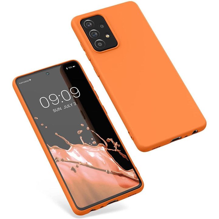 Silikoninis dėklas Minkštas lankstus guminis dangtelis skirtas Samsung Galaxy A22 4G rožinis
