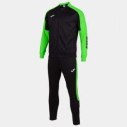 Vyriškas sportinis kostiumas Joma, juodas ir fluorescenciškai žalias