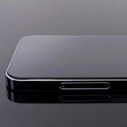 Grūdintas stiklas su rėmeliu, skirtas Samsung Galaxy A22 4G , juodos spalvos