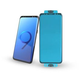 hibridinė viso ekrano apsauga su rėmeliu, skirta Samsung Galaxy S21+ 5G (S21 Plus 5G), juoda