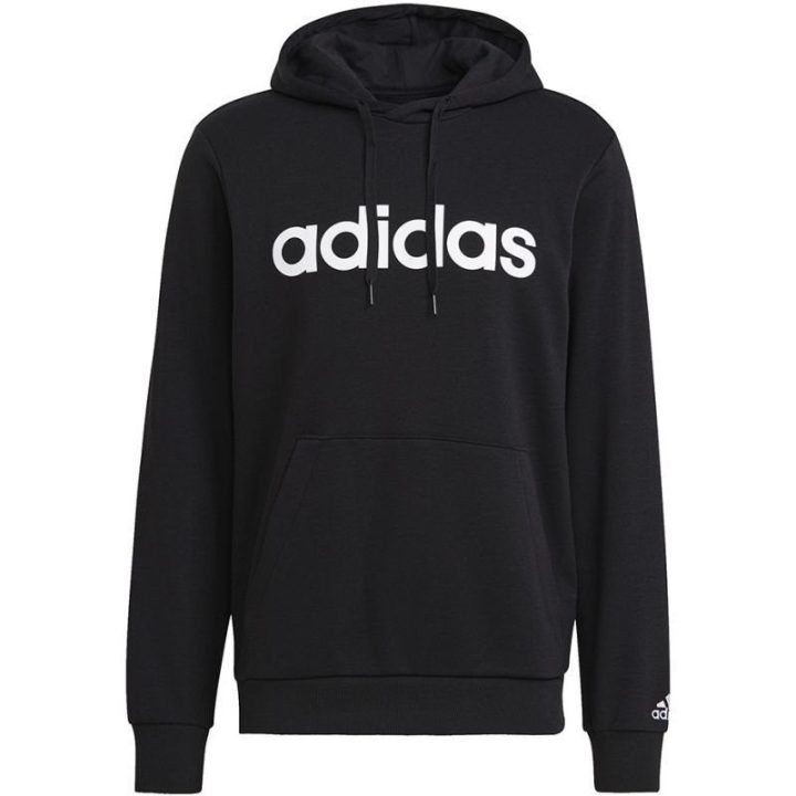Vyriškas džemperis su gobtuvu adidas Linear Logo, juodas