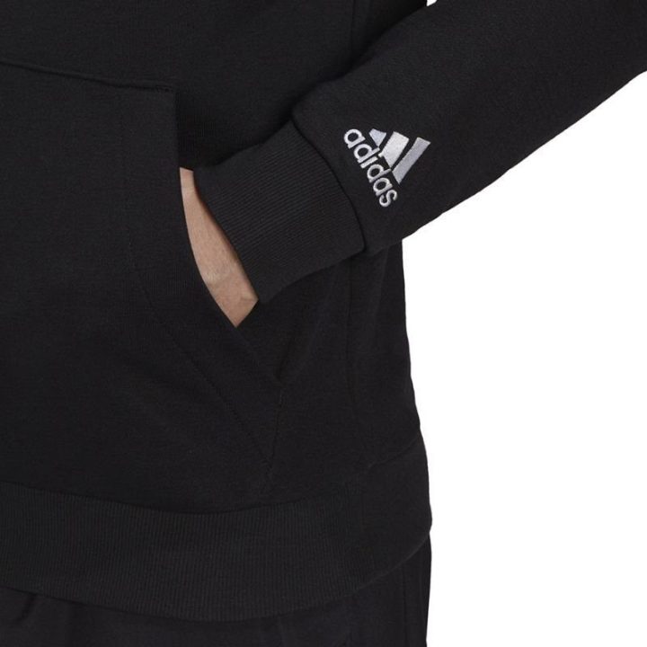 Vyriškas džemperis su gobtuvu adidas Linear Logo, juodas