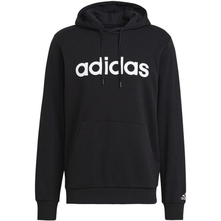 Vyriškas džemperis su gobtuvu adidas Linear Logo, juodas