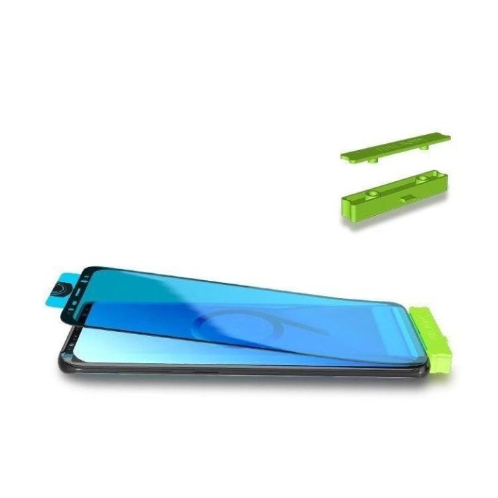 hibridinė viso ekrano apsauga su rėmeliu, skirta Samsung Galaxy S21+ 5G (S21 Plus 5G), juoda