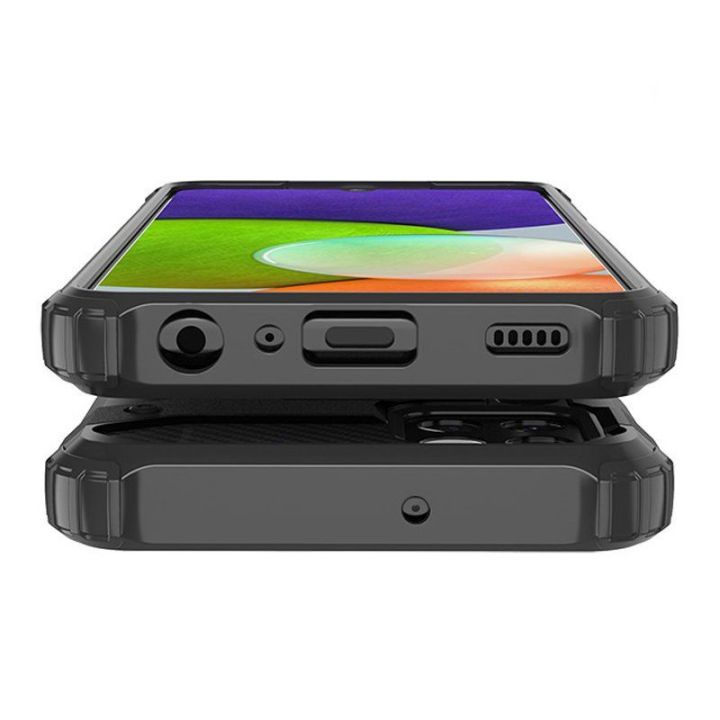 Hibridinis šarvuotas dėklas Tough Rugged Cover, skirtas Samsung Galaxy A22 4G golden