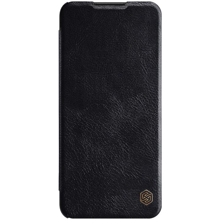 Nillkin Qin odinis dėklas, skirtas Samsung Galaxy A03s , juodas