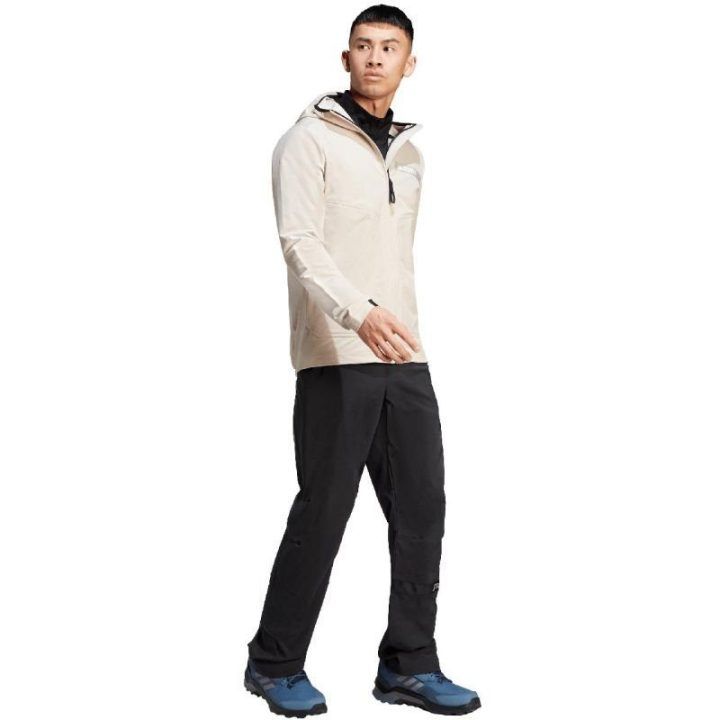 Vyriška striukė su gobtuvu adidas Terrex Multi Soft Shell, smėlio