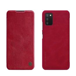 Nillkin Qin odinis dėklas Samsung Galaxy A03s raudonos spalvos