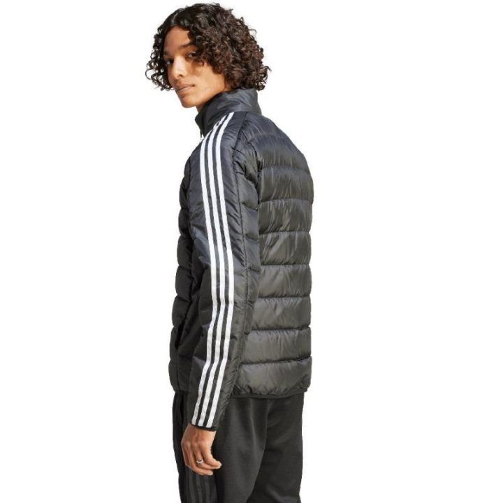 Vyriška pūkinė striukė adidas Essentials 3-Stripes Light Down, juoda