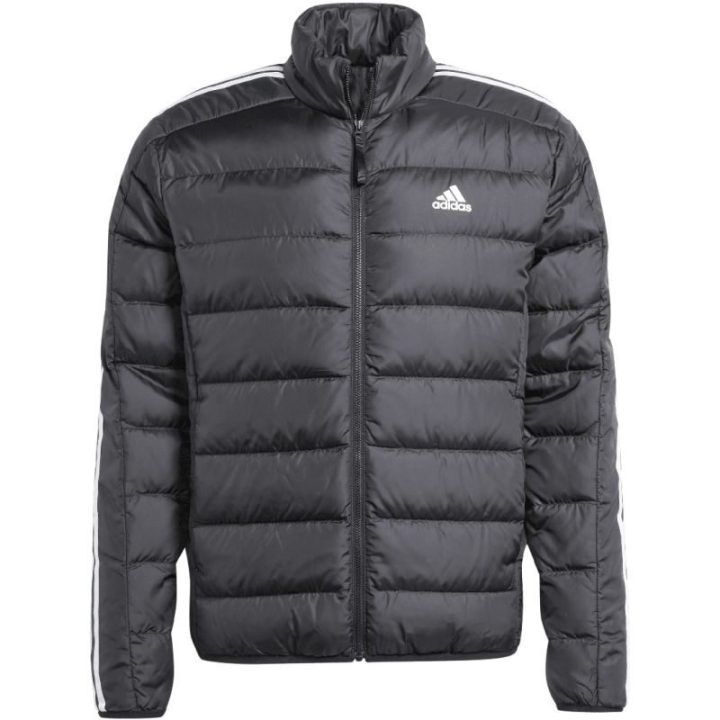Vyriška pūkinė striukė adidas Essentials 3-Stripes Light Down, juoda