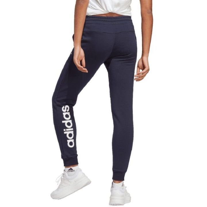 Moteriškos sportinės kelnės adidas Essentials, tamsiai mėlynos