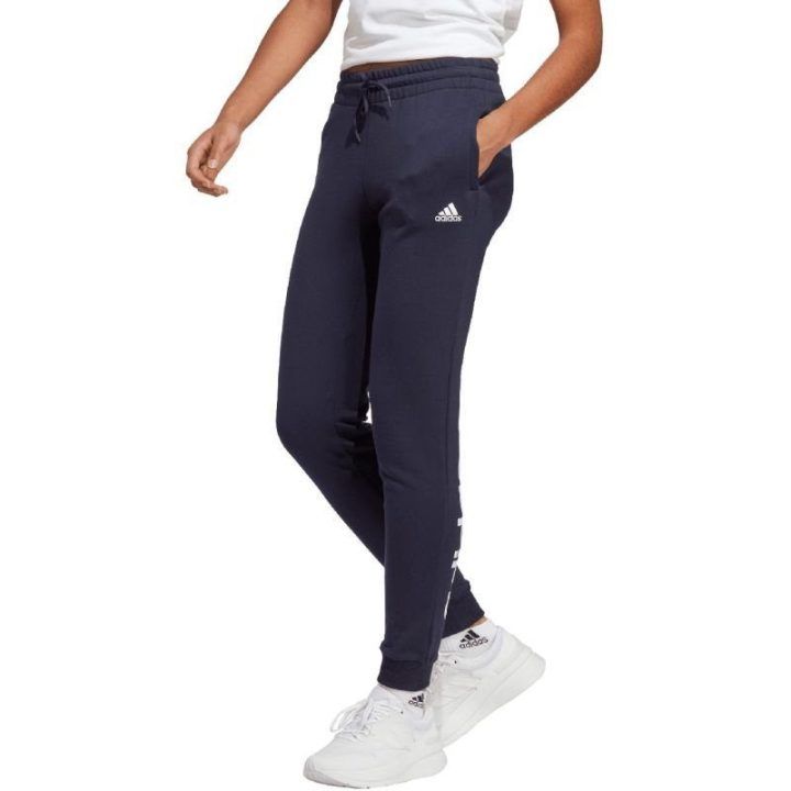 Moteriškos sportinės kelnės adidas Essentials, tamsiai mėlynos