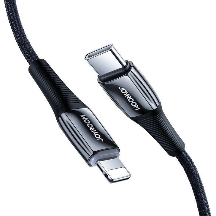 C tipo USB - Lightning laidas Power Delivery 20W 2.4A 1,2 m raudonas (S-1224K2 Red)