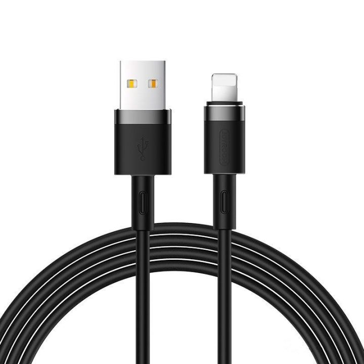 USB - Lightning kabelis 2,4A 1,2 m (S-1224N2 Black)