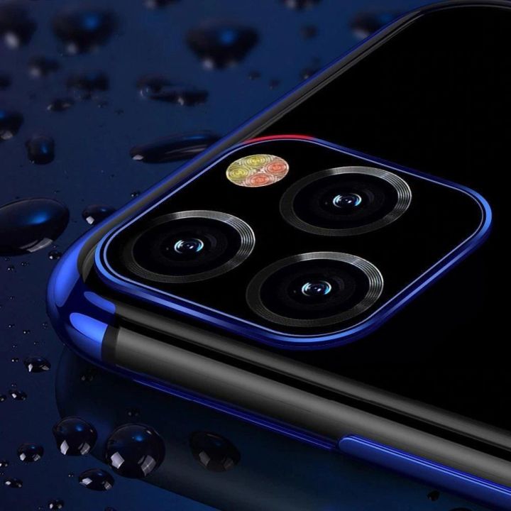 Skaidrios spalvos korpuso gelinis TPU galvaninis rėmelis, skirtas Samsung Galaxy A22 4G , juodos spalvos