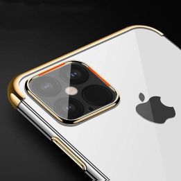 Skaidrios spalvos korpuso gelinis TPU galvaninis rėmelis, skirtas Samsung Galaxy A22 4G blue