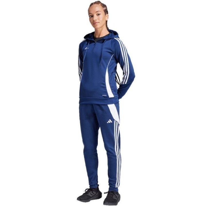 Moteriškos sportinės kelnės adidas Tiro 24 Sweat, mėlynos