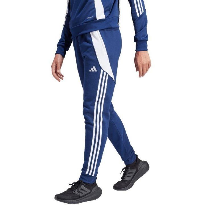 Moteriškos sportinės kelnės adidas Tiro 24 Sweat, mėlynos