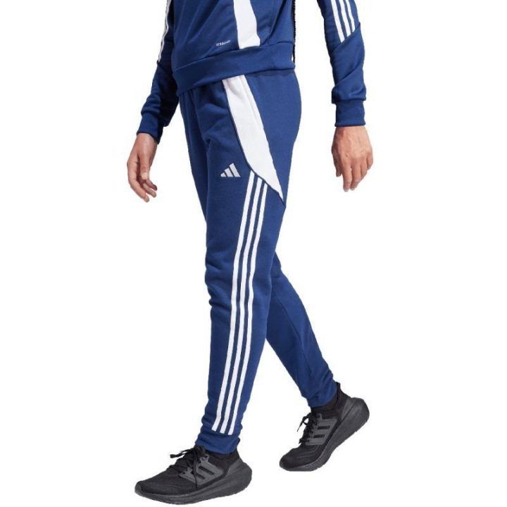 Moteriškos sportinės kelnės adidas Tiro 24 Sweat, mėlynos