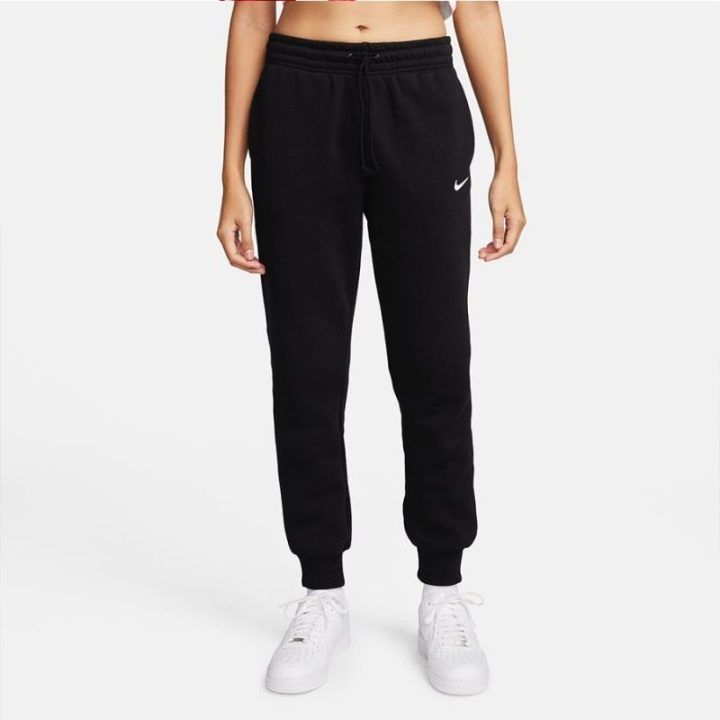 Moteriškos sportinės kelnės Nike Sportswear Phoenix Fleece, juodos